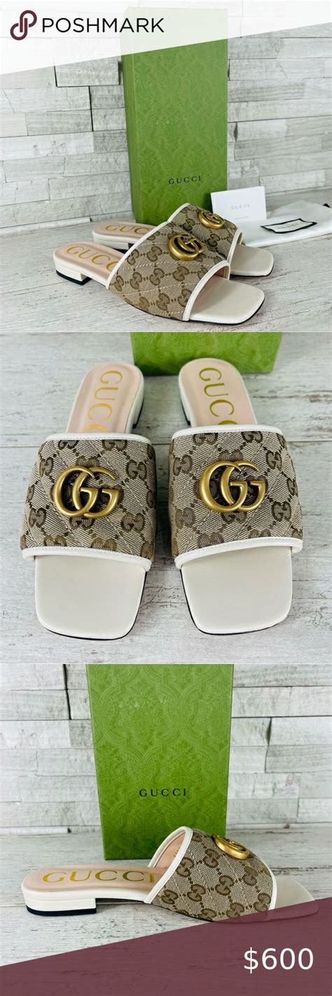 Gucci Women's Jolie Matelassé Double G Slide Sandals